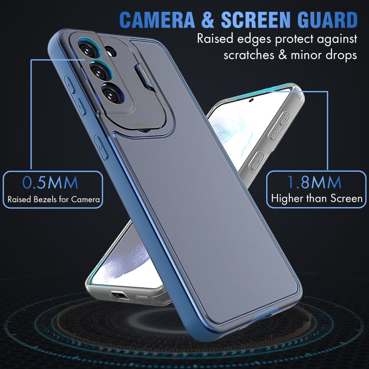For Samsung Galaxy A12 / M12 Camera Cover & Holder Design TPU + PC Phone Case