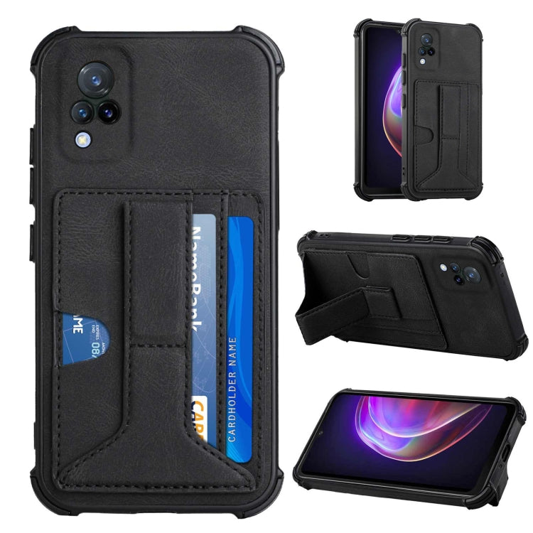 For vivo V21 Dream Holder Card Bag Shockproof Phone Case