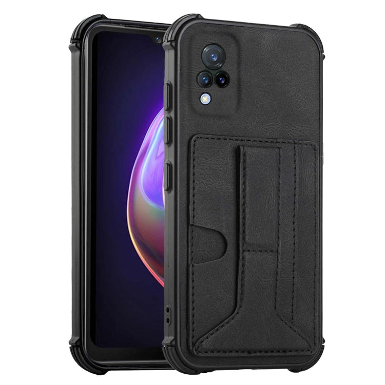 For vivo V21 Dream Holder Card Bag Shockproof Phone Case