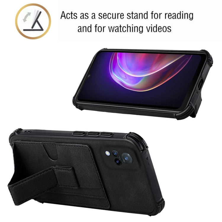 For vivo V21 Dream Holder Card Bag Shockproof Phone Case