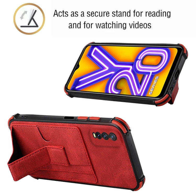 For vivo Y20/Y20i/Y20s/Y12s/Y20 2021/iQOO U1x Dream Holder Card Bag Shockproof Phone Case