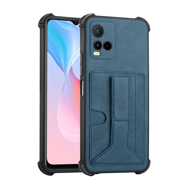 For vivo Y33s/Y21 2021/Y21s 2021 Dream Holder Card Bag Shockproof Phone Case