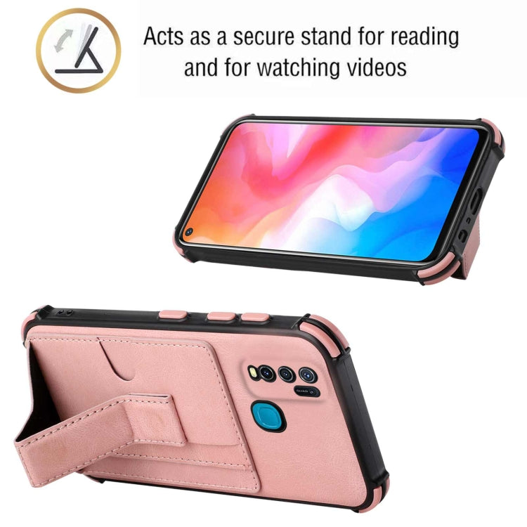 For vivo Y50/Y30/Y30i Dream Holder Card Bag Shockproof Phone Case