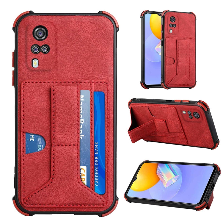 For vivo Y51 2020/Y31 2021/Y51s Foreign Version/Y51a Dream Holder Card Bag Shockproof Phone Case
