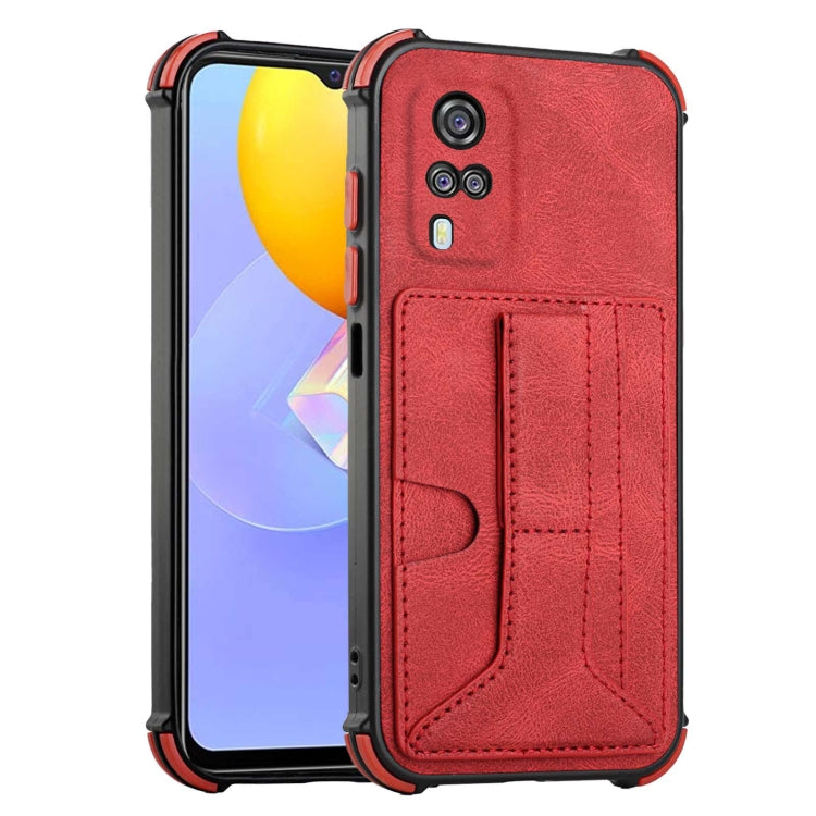 For vivo Y51 2020/Y31 2021/Y51s Foreign Version/Y51a Dream Holder Card Bag Shockproof Phone Case