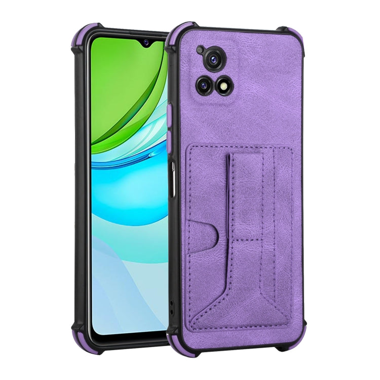 For vivo Y72 5G Indian Version/Y52s 5G Dream Holder Card Bag Shockproof Phone Case