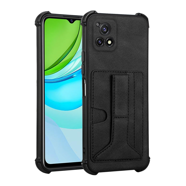 For vivo Y72 5G Indian Version/Y52s 5G Dream Holder Card Bag Shockproof Phone Case