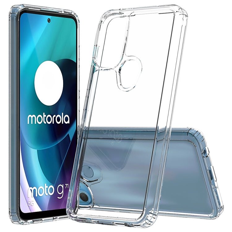 For Motorola Moto G71 5G Shockproof Scratchproof TPU + Acrylic Phone Case