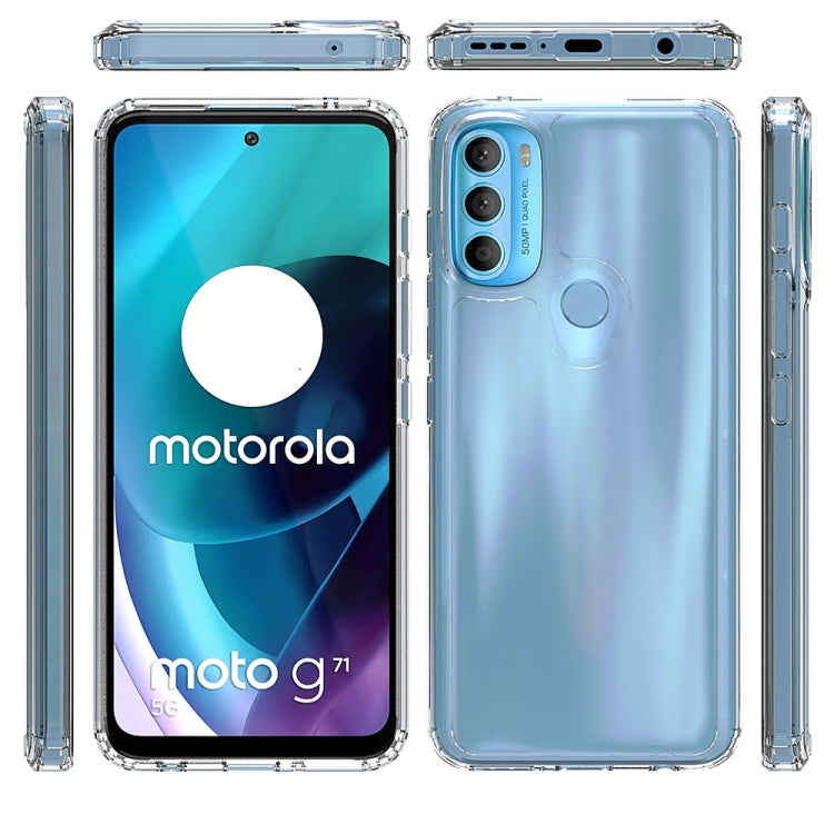 For Motorola Moto G71 5G Shockproof Scratchproof TPU + Acrylic Phone Case