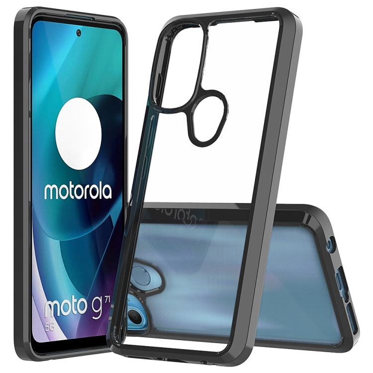For Motorola Moto G71 5G Shockproof Scratchproof TPU + Acrylic Phone Case