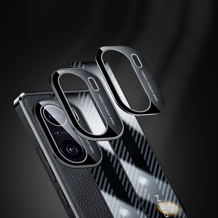 For Xiaomi K40 / K40 Pro / K40 Pro+  Racing Car Design Leather Electroplating Process Anti-fingerprint Protective Phone Case(Blue)