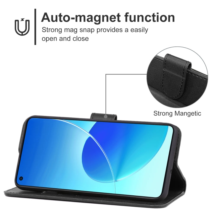 Leather Phone Case For OPPO Reno6 4G