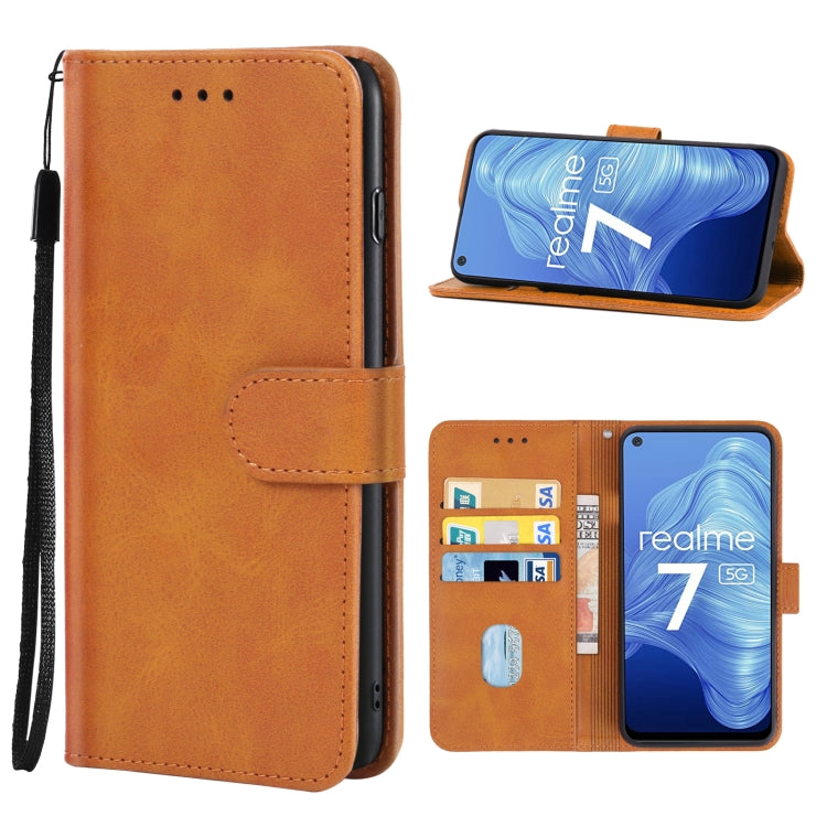 Leather Phone Case For OPPO Realme 7 5G