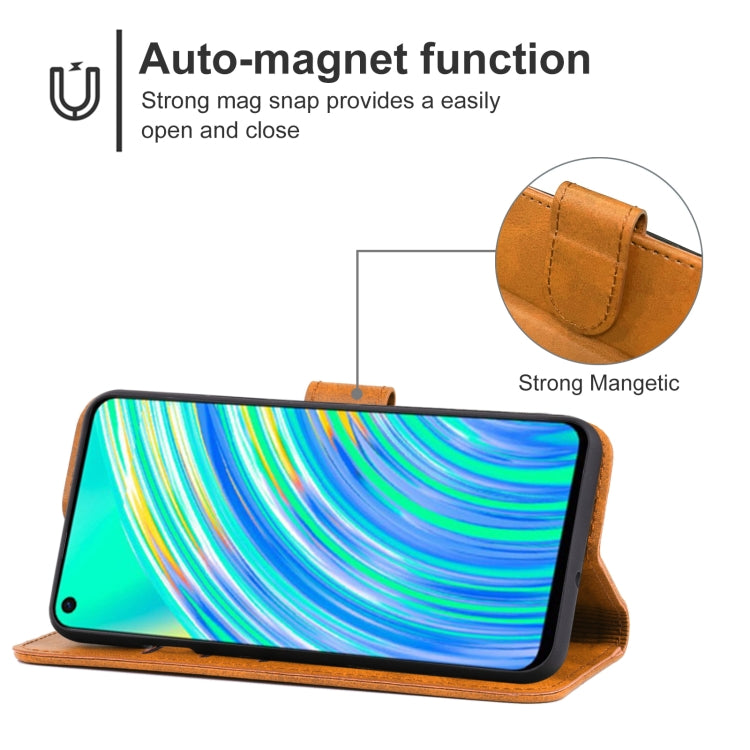 Leather Phone Case For OPPO Realme C17