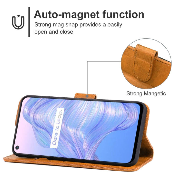 Leather Phone Case For OPPO Realme V5 5G