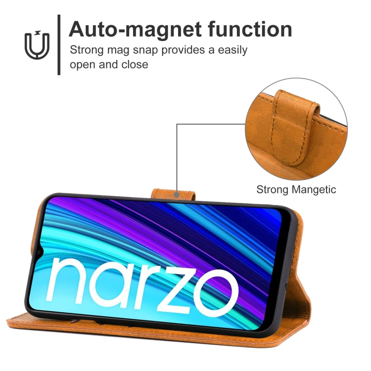 Leather Phone Case For OPPO Realme Narzo