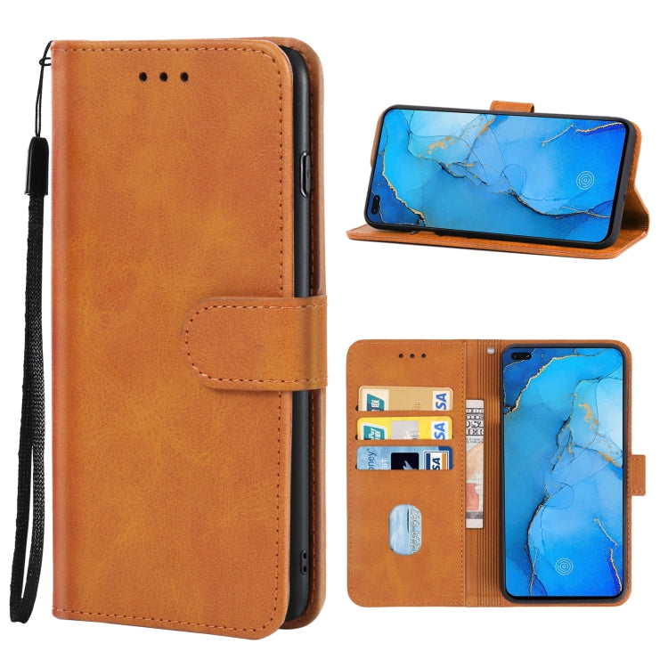Leather Phone Case For OPPO Reno3