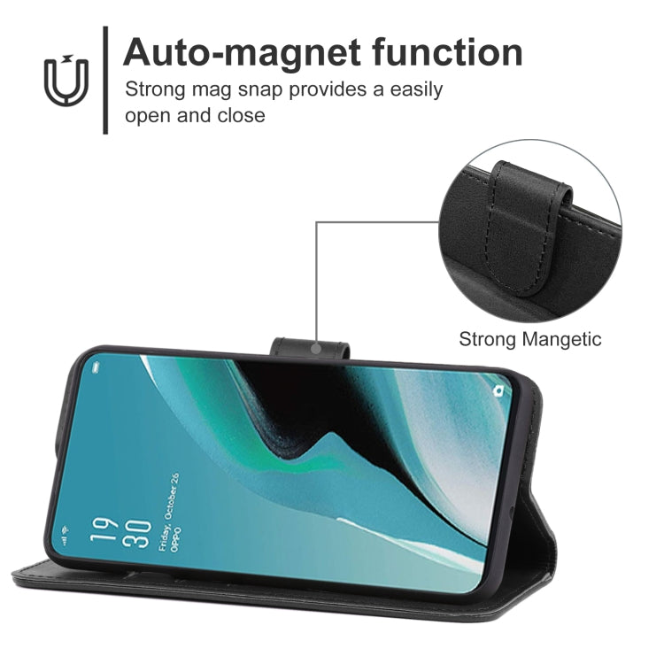 Leather Phone Case For OPPO Reno2 F