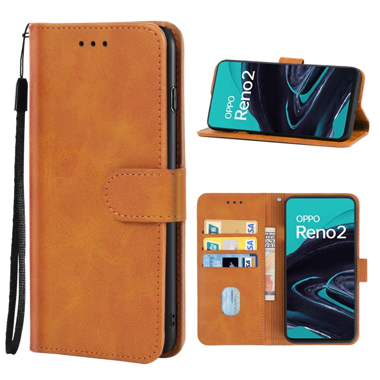 Leather Phone Case For OPPO Reno2