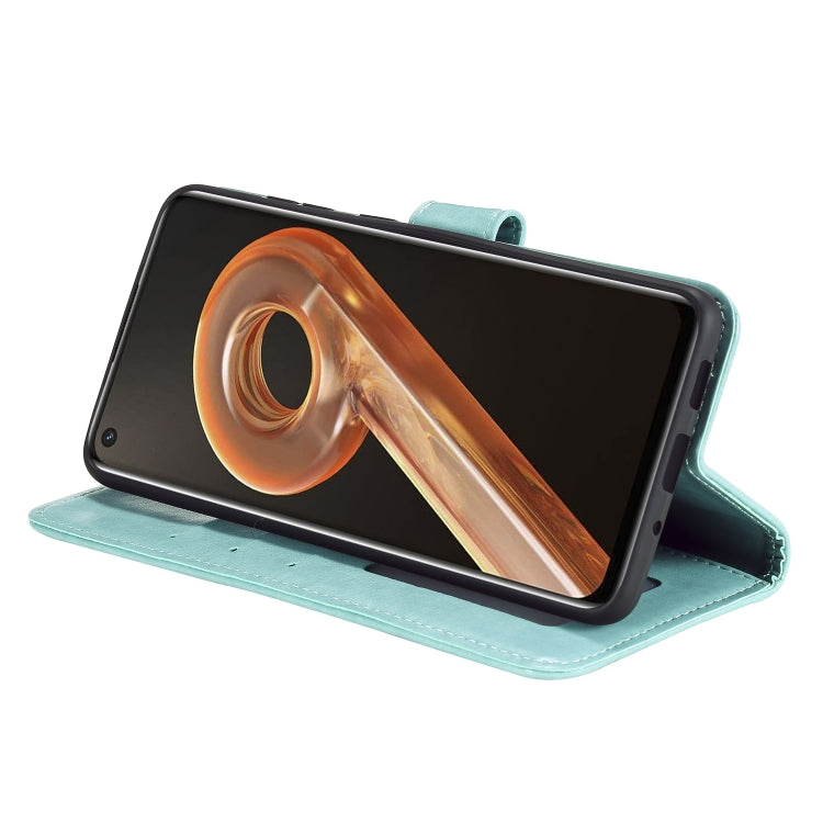 For OPPO Realme 9i Totem Flower Embossed Leather Phone Case