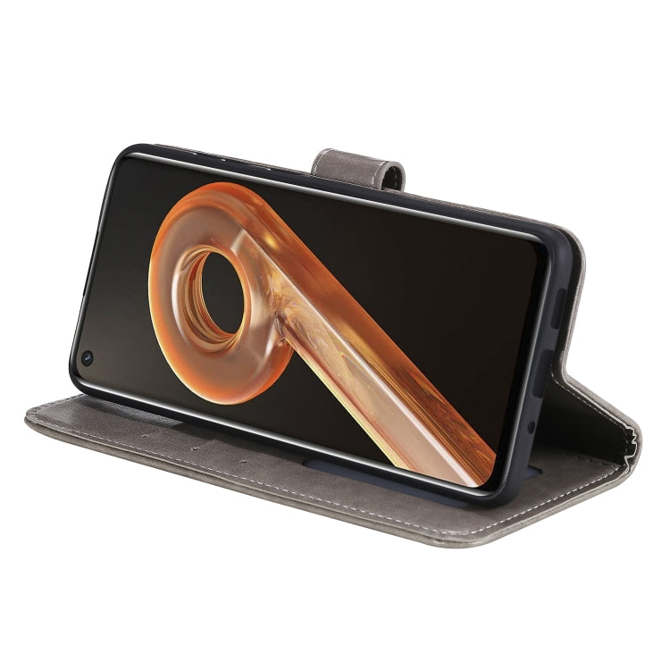 For OPPO Realme 9i Totem Flower Embossed Leather Phone Case