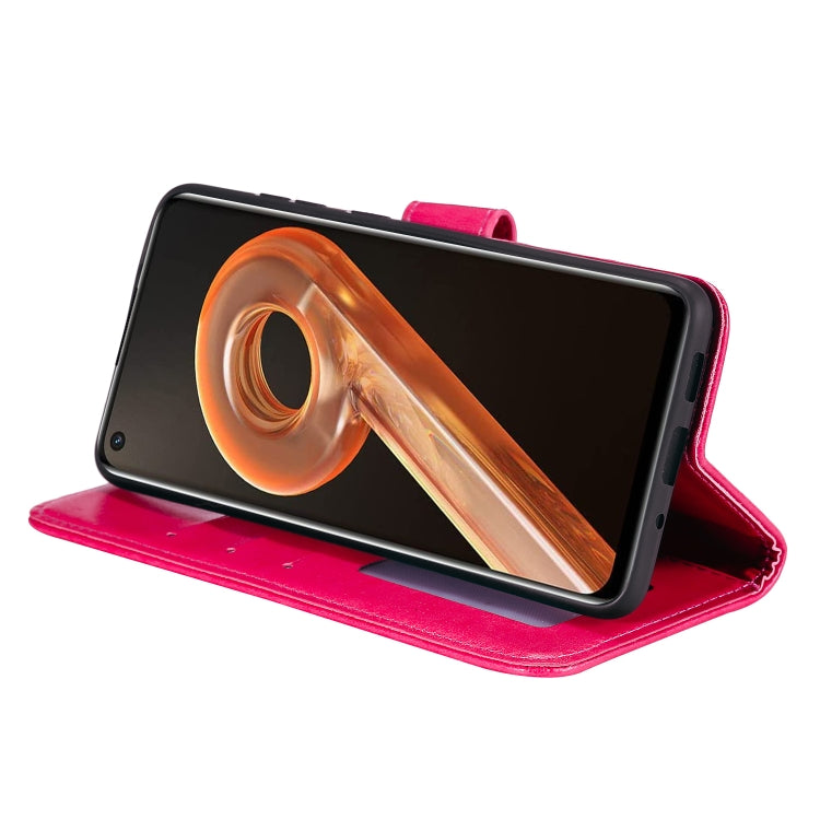 For OPPO Realme 9i Totem Flower Embossed Leather Phone Case