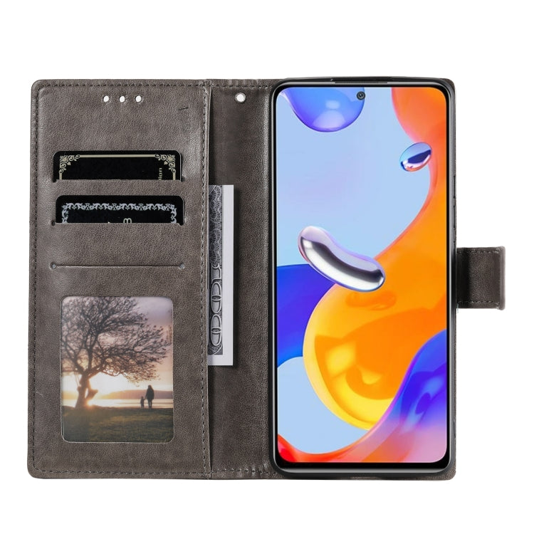 For Xiaomi Redmi Note 11 Pro 4G Global Totem Flower Embossed Leather Phone Case