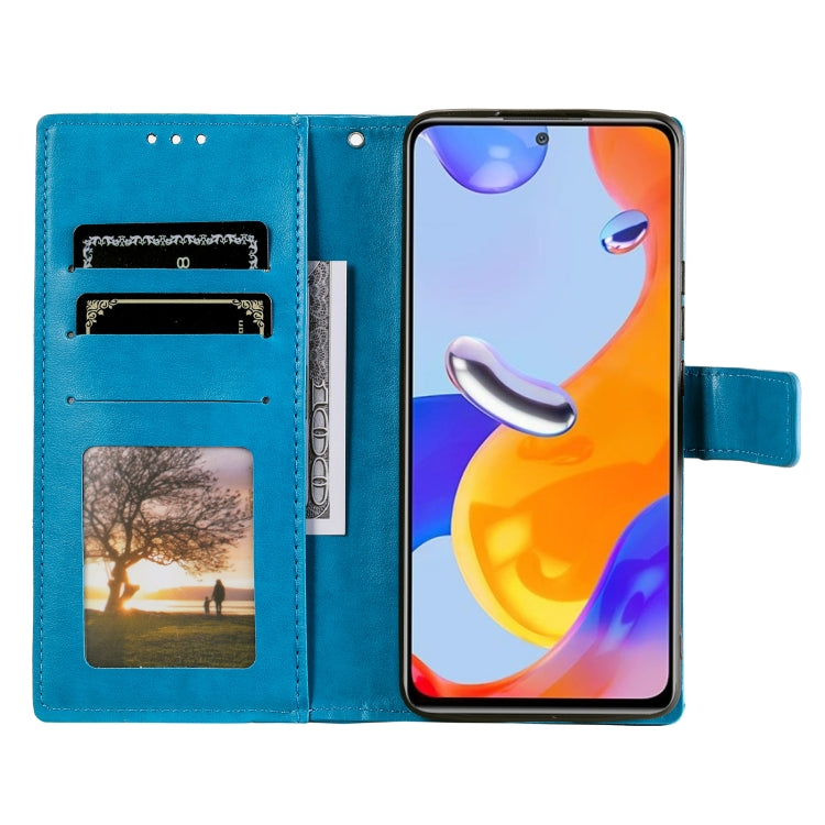 For Xiaomi Redmi Note 11 Pro 4G Global Totem Flower Embossed Leather Phone Case