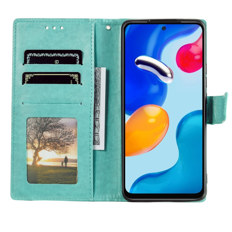 For Xiaomi Redmi Note 11S Totem Flower Embossed Leather Phone Case