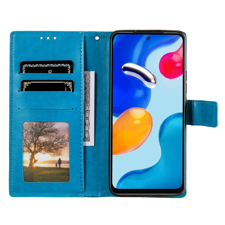 For Xiaomi Redmi Note 11S Totem Flower Embossed Leather Phone Case