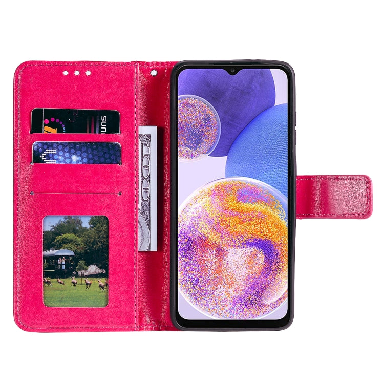 For Samsung Galaxy A23 Totem Flower Embossed Leather Phone Case