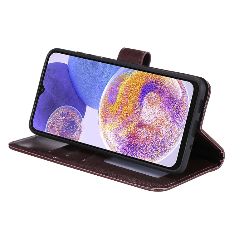 For Samsung Galaxy A23 Totem Flower Embossed Leather Phone Case