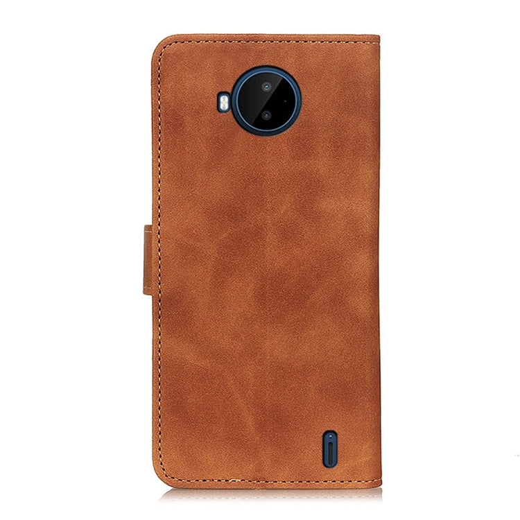 For Nokia C20 Plus KHAZNEH Retro Texture Horizontal Flip Leather Phone Case