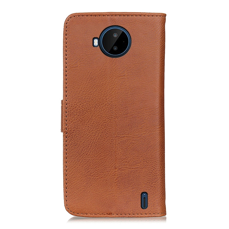 For Nokia C20 Plus KHAZNEH Cowhide Texture Horizontal Flip Leather Phone Case