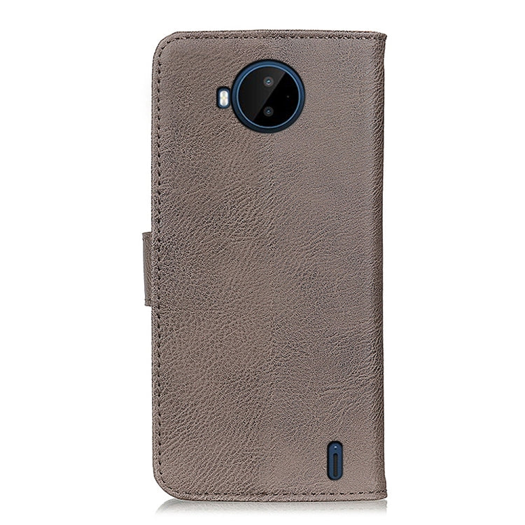 For Nokia C20 Plus KHAZNEH Cowhide Texture Horizontal Flip Leather Phone Case