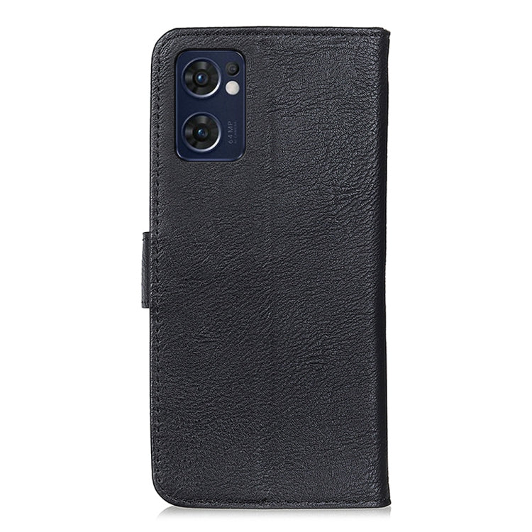 For OPPO Reno7 5G Overseas Version / Find X5 Lite KHAZNEH Cowhide Texture Horizontal Flip Leather Phone Case
