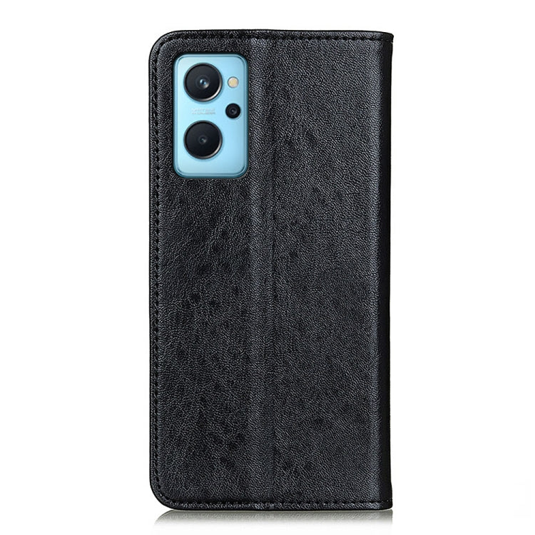 For OPPO Realme 9i / A36 4G / A76 4G / A96 4G Magnetic Crazy Horse Texture Horizontal Flip Leather Phone Case