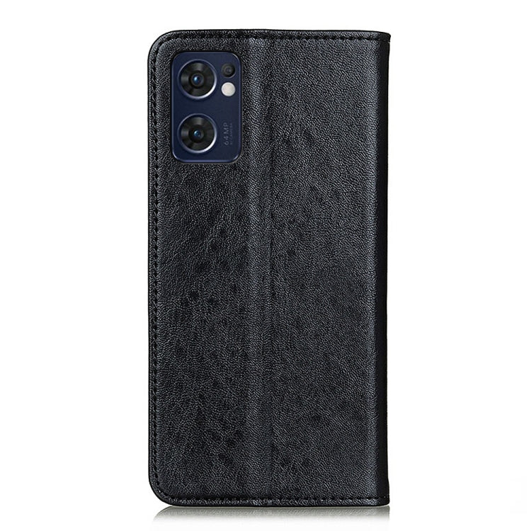 For OPPO Reno7 5G Overseas Version / Find X5 Lite Magnetic Crazy Horse Texture Horizontal Flip Leather Phone Case
