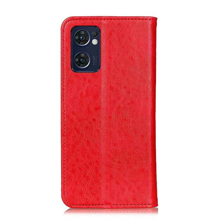 For OPPO Reno7 5G Overseas Version / Find X5 Lite Magnetic Crazy Horse Texture Horizontal Flip Leather Phone Case