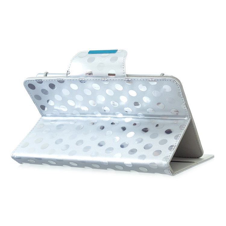 For 8 inch Universal Tablet Solid Color Wave Point Horizontal Flip Leather Case  , with Holder