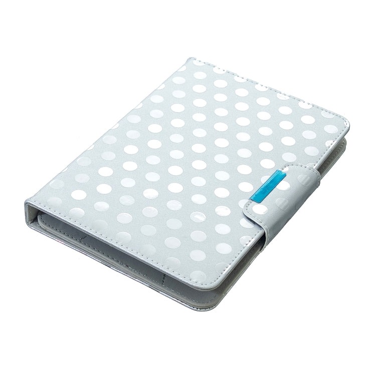For 8 inch Universal Tablet Solid Color Wave Point Horizontal Flip Leather Case  , with Holder
