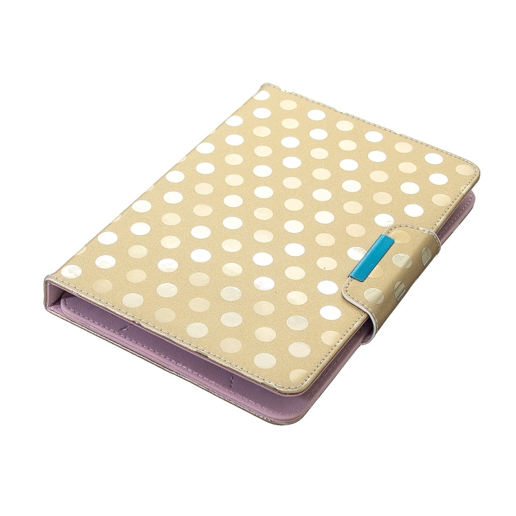 For 8 inch Universal Tablet Solid Color Wave Point Horizontal Flip Leather Case  , with Holder
