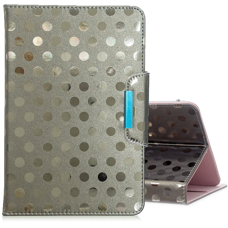For 8 inch Universal Tablet Solid Color Wave Point Horizontal Flip Leather Case  , with Holder