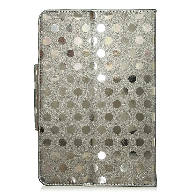 For 8 inch Universal Tablet Solid Color Wave Point Horizontal Flip Leather Case  , with Holder