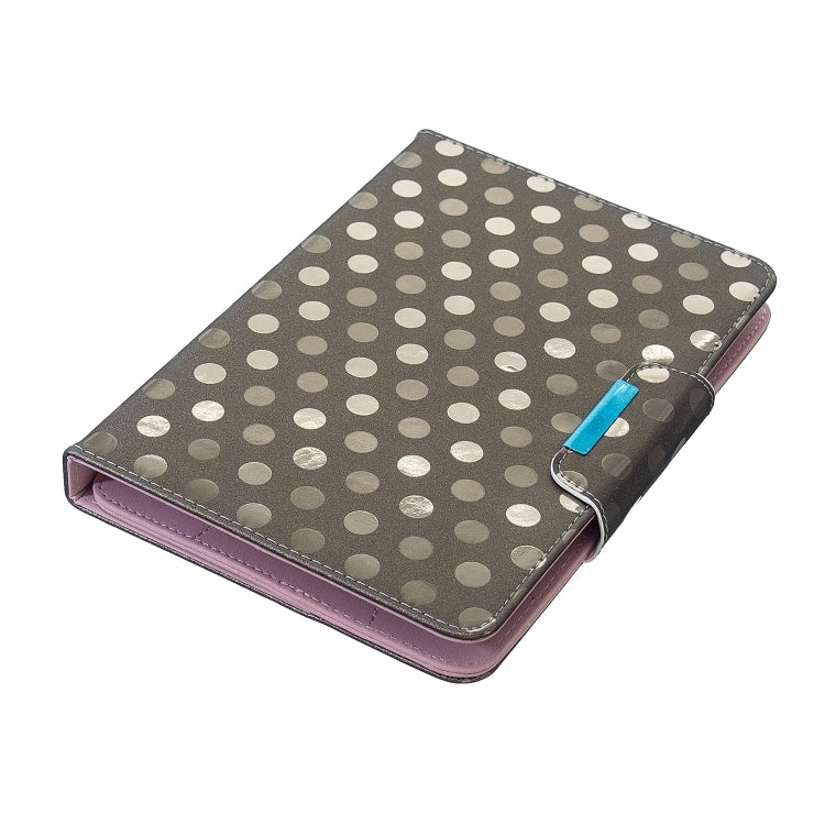 For 8 inch Universal Tablet Solid Color Wave Point Horizontal Flip Leather Case  , with Holder