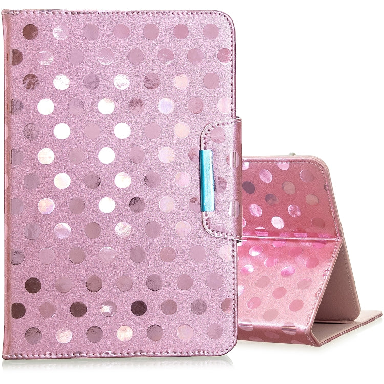 For 8 inch Universal Tablet Solid Color Wave Point Horizontal Flip Leather Case  , with Holder