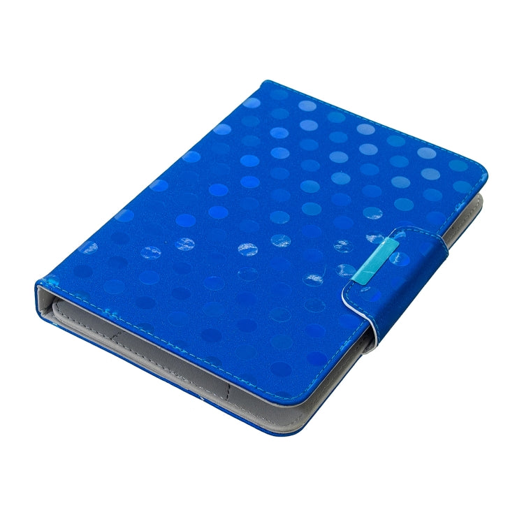 For 8 inch Universal Tablet Solid Color Wave Point Horizontal Flip Leather Case  , with Holder