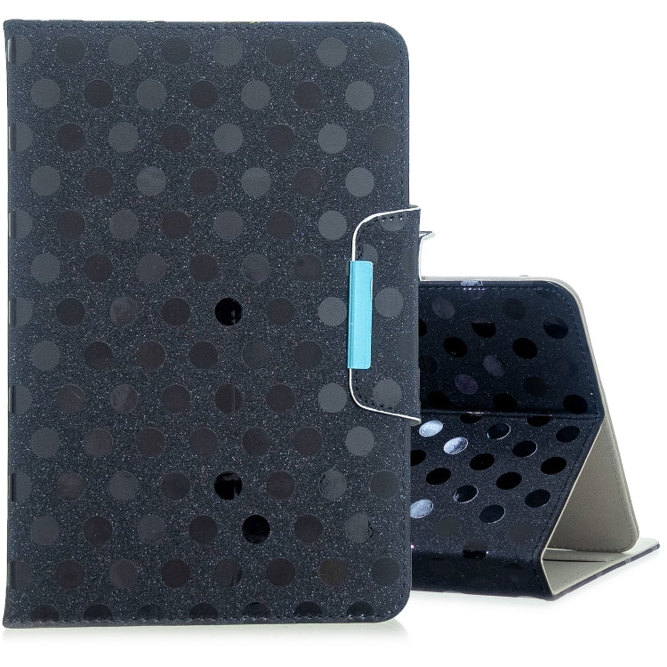 For 8 inch Universal Tablet Solid Color Wave Point Horizontal Flip Leather Case  , with Holder