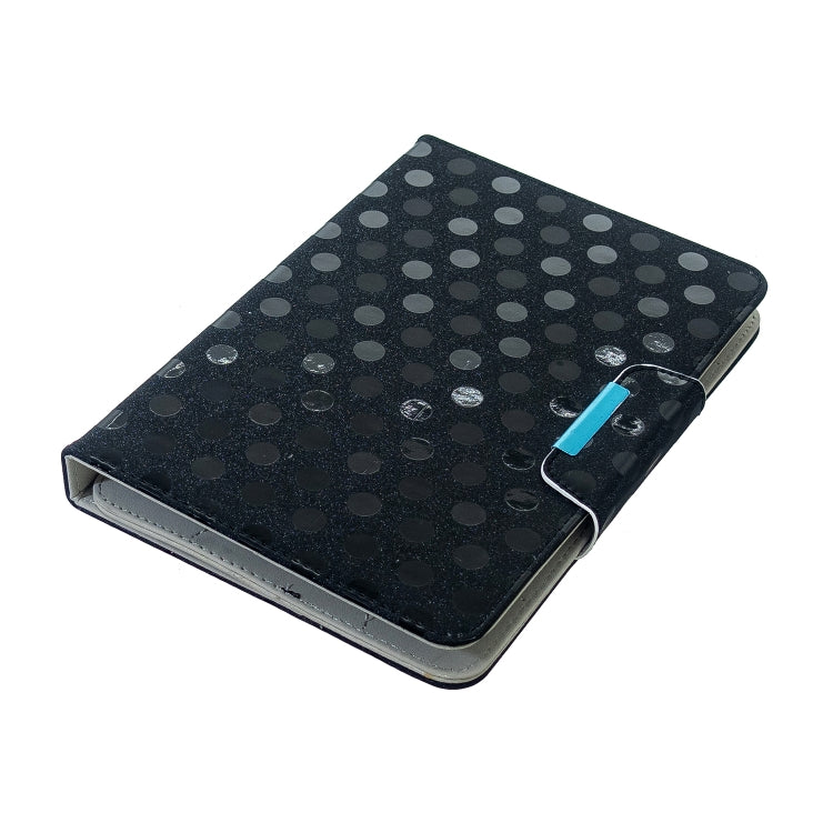 For 8 inch Universal Tablet Solid Color Wave Point Horizontal Flip Leather Case  , with Holder