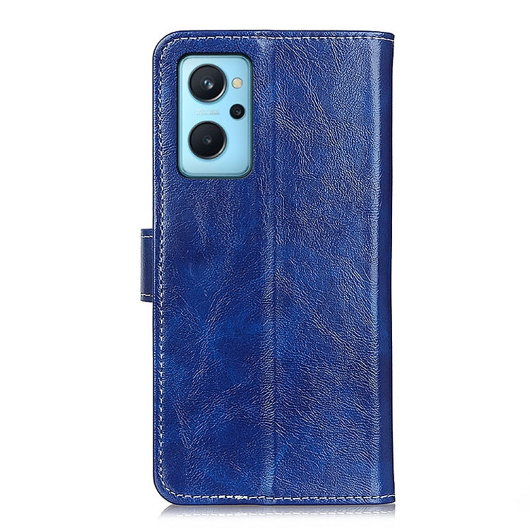 For OPPO Realme 9i / A36 4G / A76 4G / A96 4G Retro Crazy Horse Texture Horizontal Flip Leather Phone Case
